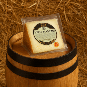 Semi-cured sheep's manchego cheese