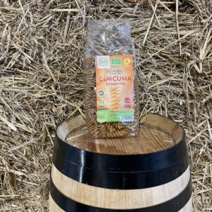 Organic Wheat Fusilli Turmeric and Pepper Gluten Free Natural Sun