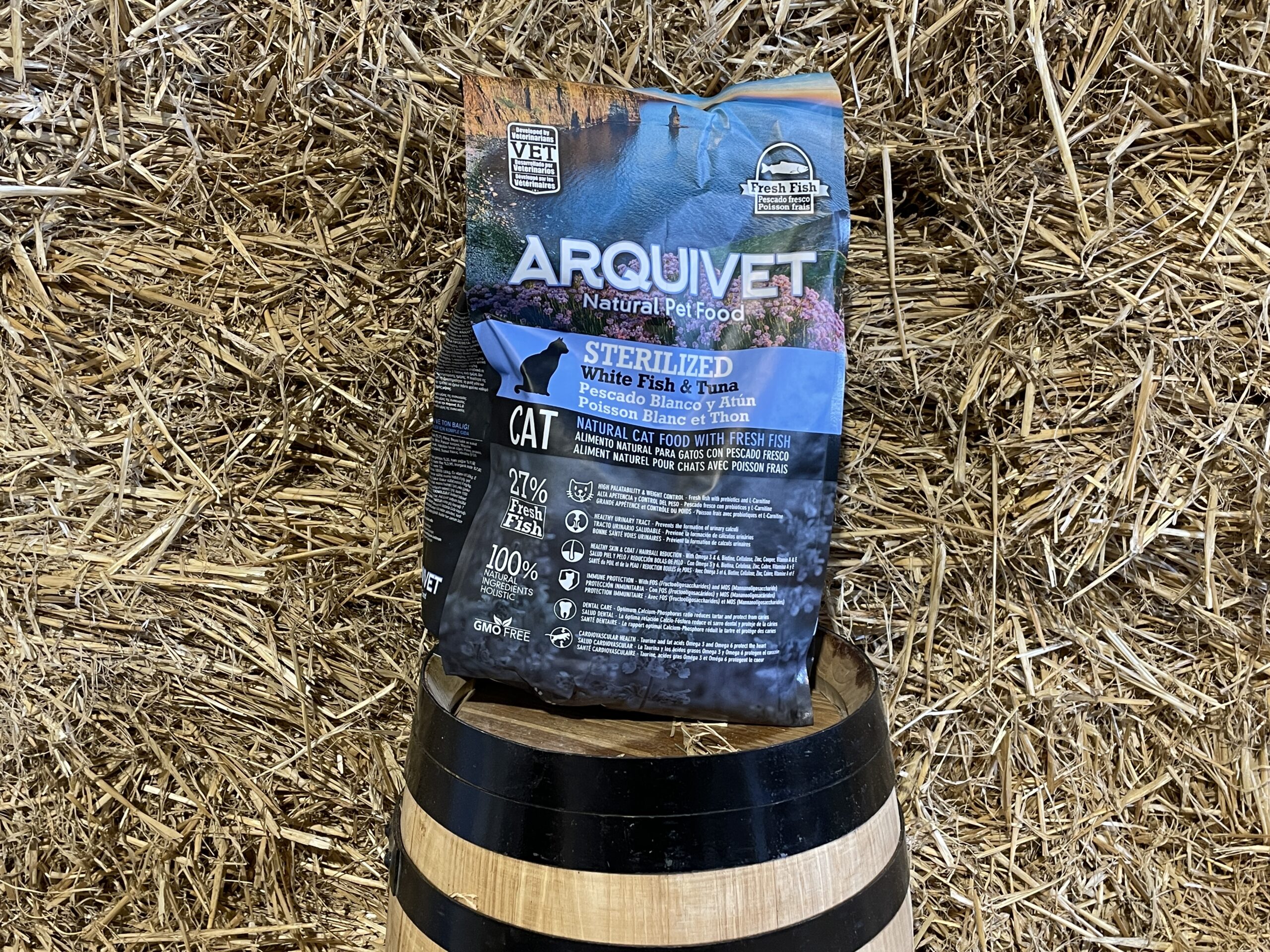 Sterilized Arquivet Cat Food White Fish and Tuna 1.5kg