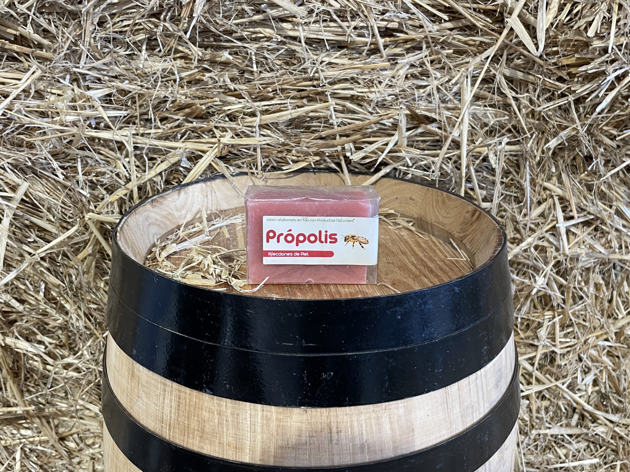 Freshly made soap with Propolis Natural Products