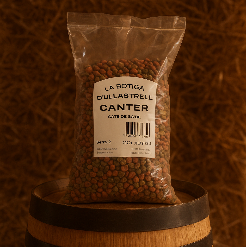 Canter cat feed 1kg bag from La Botiga d’Ullastrell – premium cat food